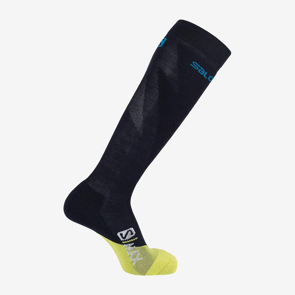 SALOMON S MAX M Philippines - Men's Socks - Navy | 163985-CQE